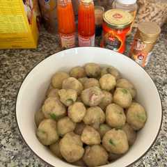 รูปของ Cilok kentang daging