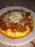 Polenta con salsa