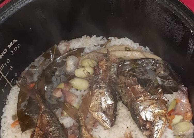 Nasi liwet peda magicom