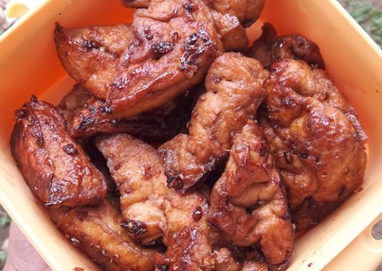 Bacem Tahu Goreng ala dapur iis