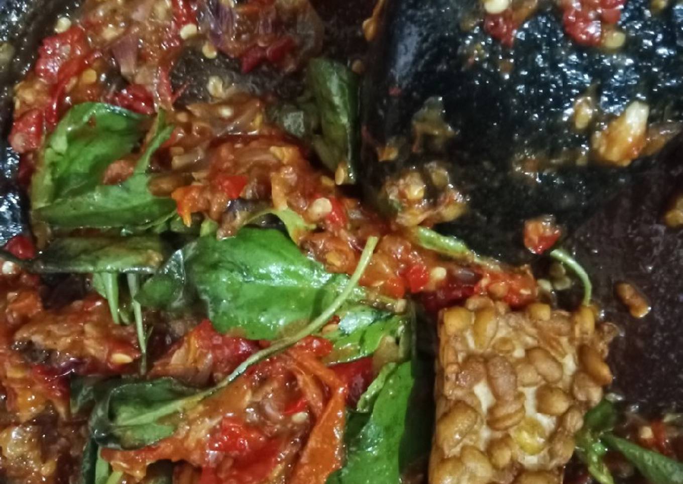 Sambal tempe kemangi