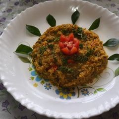 Foxtail millets mix vegetables khichadi A picture of Foxtail millets mix vegetables khichadi.