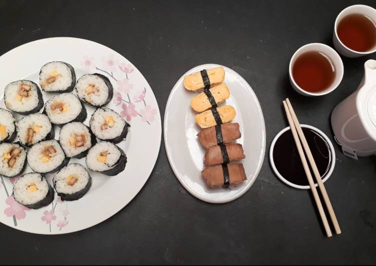 Cara Gampang Membuat Tuna &amp; Tamago Sushi yang Sempurna