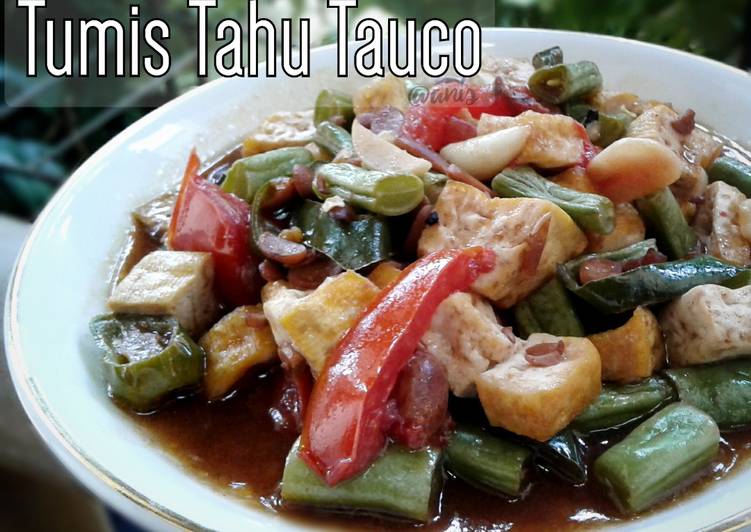 Tumis Tahu Saus Tauco