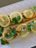 Salmón con Limón! (al horno en papel aluminio) 🍋🌿