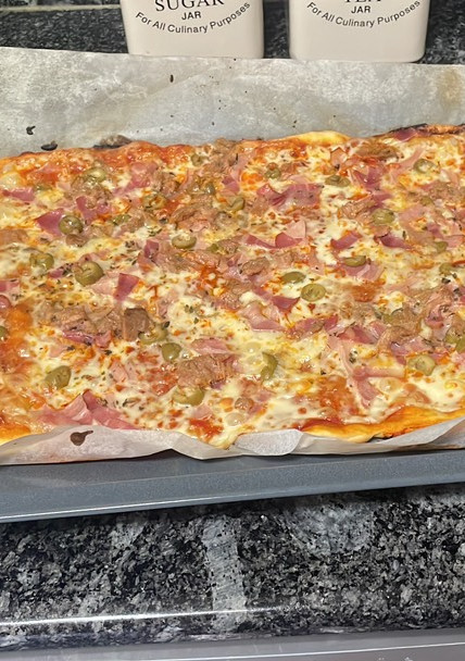 Una foto de Pizza en Thermomix