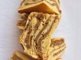 Moist Marble Cake from Scratch (Food Processor and Air Fryer)