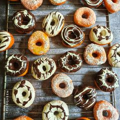 A picture of Soft and Fluffy Doughnuts.