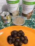 Cookies coklat kacang herbalife