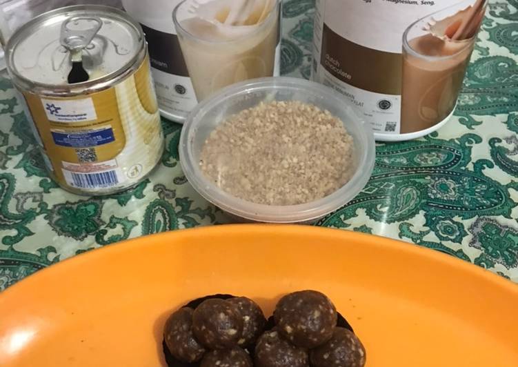 Cookies coklat kacang herbalife