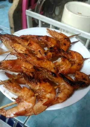 Foto resep Udang Bakar Pedas Manis