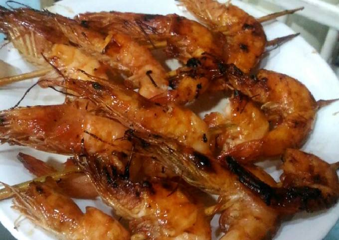 Udang Bakar Pedas Manis