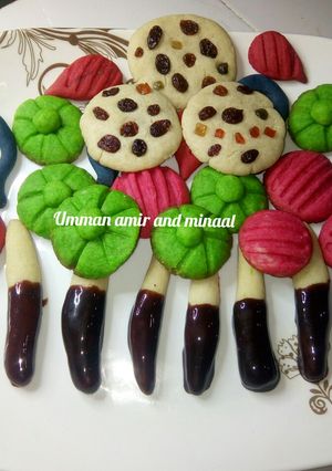 A picture of Egg less cookies.