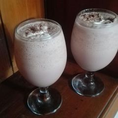 A picture of Peanut butter chocolate milkshake.