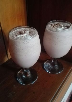 A picture of Peanut butter chocolate milkshake.