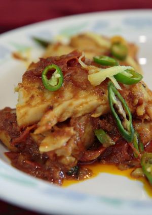 A picture of Fish karahi.