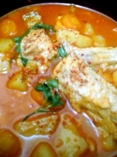 Foto resep Korean Spicy Chicken Stew : Dak-bokkeumtang (닭볶음탕)