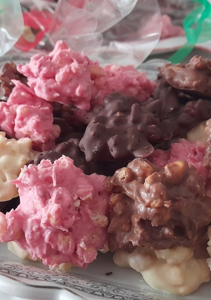 Una foto de Rocas de chocolate