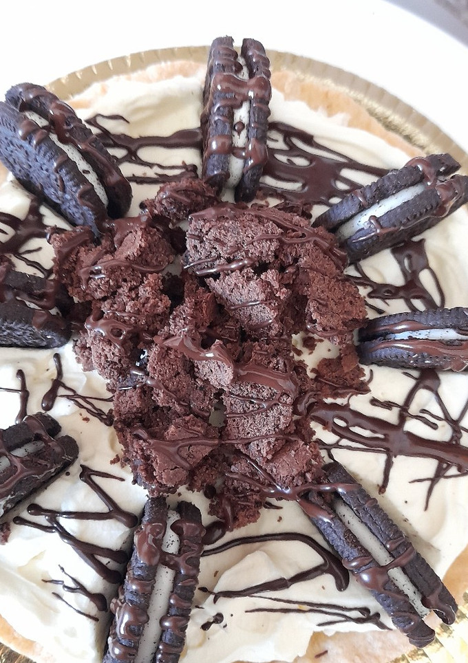 Una foto de Tarta oreo... base masa integral