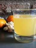 Agua de mandarina con jengibre
