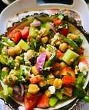Mediterranean chick peas Salad