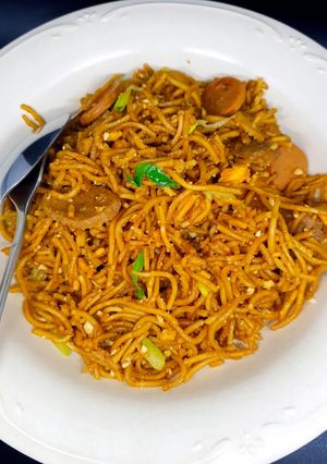 Foto resep Mie Goreng Telur Asin