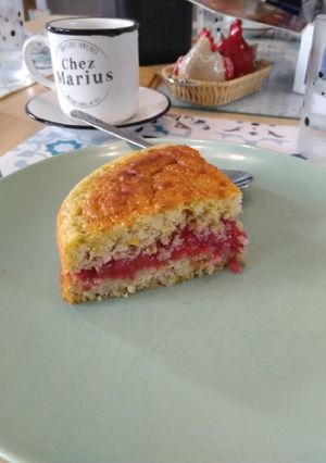 Une photo de Gâteau pistache fraise