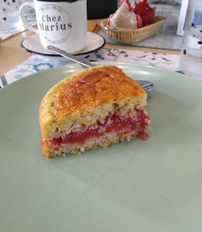 Une photo de Gâteau pistache fraise