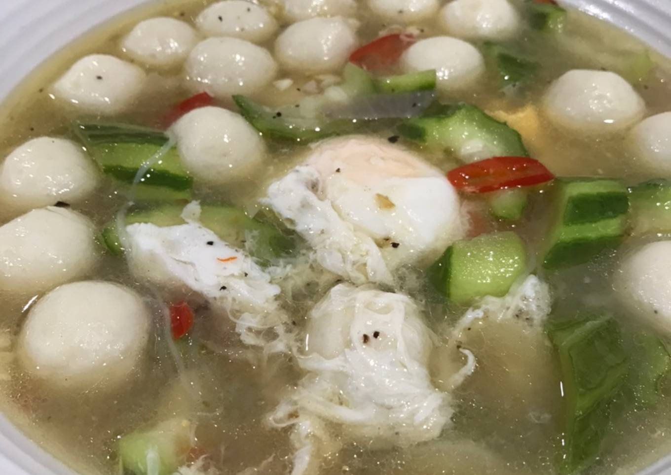 Sayur Air Petola (Angled Gourd Soup)