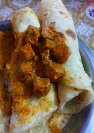 A picture of Fried Paneer Butter Masala.