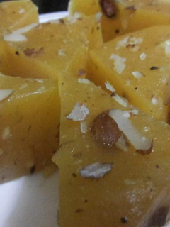 A picture of Custard halwa.