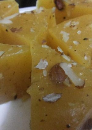 A picture of Custard halwa.