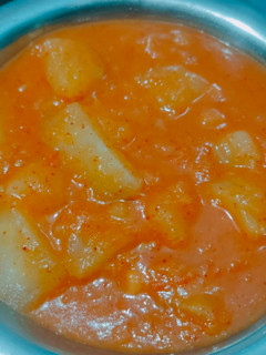 A picture of Cassava curry.