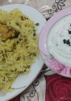 عکسی از دستور ماش پلو با ماست مخصوص