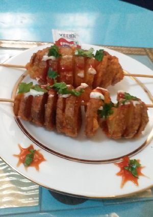 A picture of Peri Peri Potato Twister.