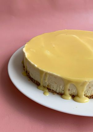 Una foto de Torta cremosa de limón