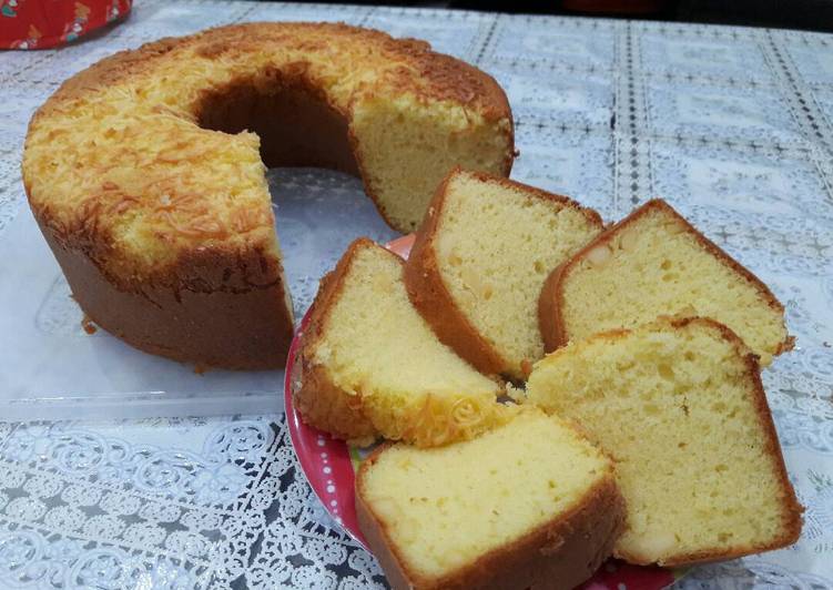 Resep Bolu Keju Jadul oleh Jo'Zi Mama (Vina) Cookpad