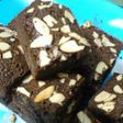 Brownies Coklat Almond Pisang Uli
