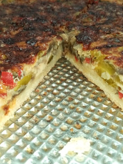 Una foto de * Tarta de berenjena y zapallito *