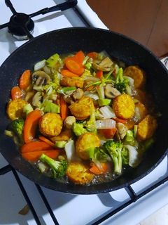 Foto resep Sapo Tahu Ayam Jamur