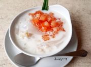 Gambar barley tepung