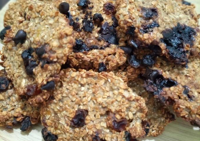 Banana oat cookies