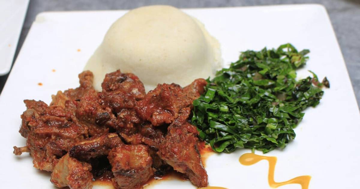 Ugali, Lamb and kales Recipe by Fiona Loraine Cookpad