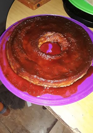 Una foto de Budín de pan