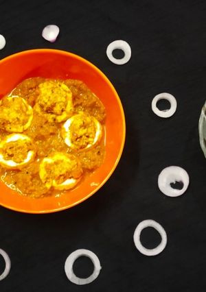A picture of Sabj-e-paneer disc.