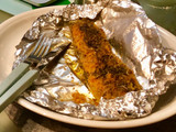 Calabacín relleno en papillote