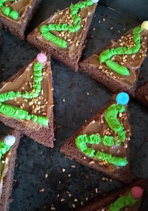 Una foto de Pinitos brownie sin gluten apto celíacos