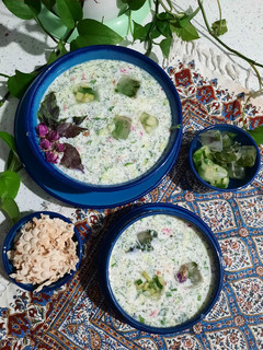 عکسی از دستور آبدوغ خیار