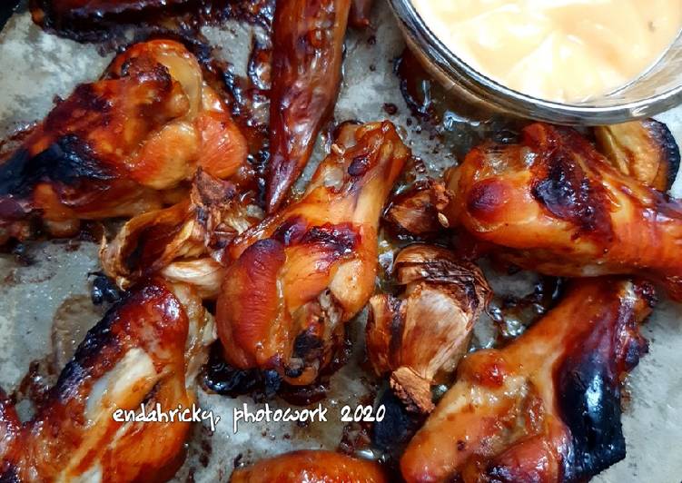 Sweet Chicken Wings (panggang)