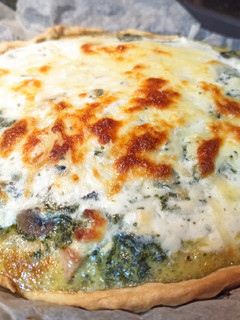 Una foto de Quiche de acelgas Thermomix